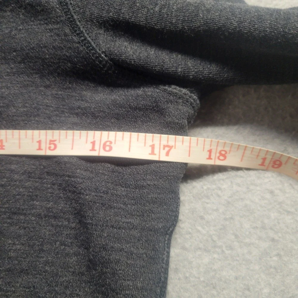 Lululemon Cowl‎ Neck Pullover Sweatshirt Gray Heather Thumbhole Cuffs Reversible